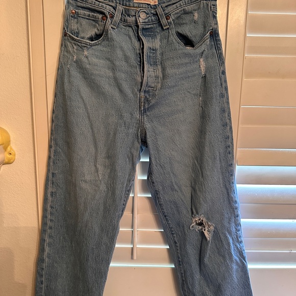 RIBCAGE LEVI’S JEANS WITH BUTTON FLY! W30 - Picture 2 of 5